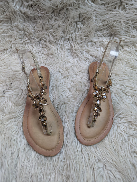 Luxe gold flat