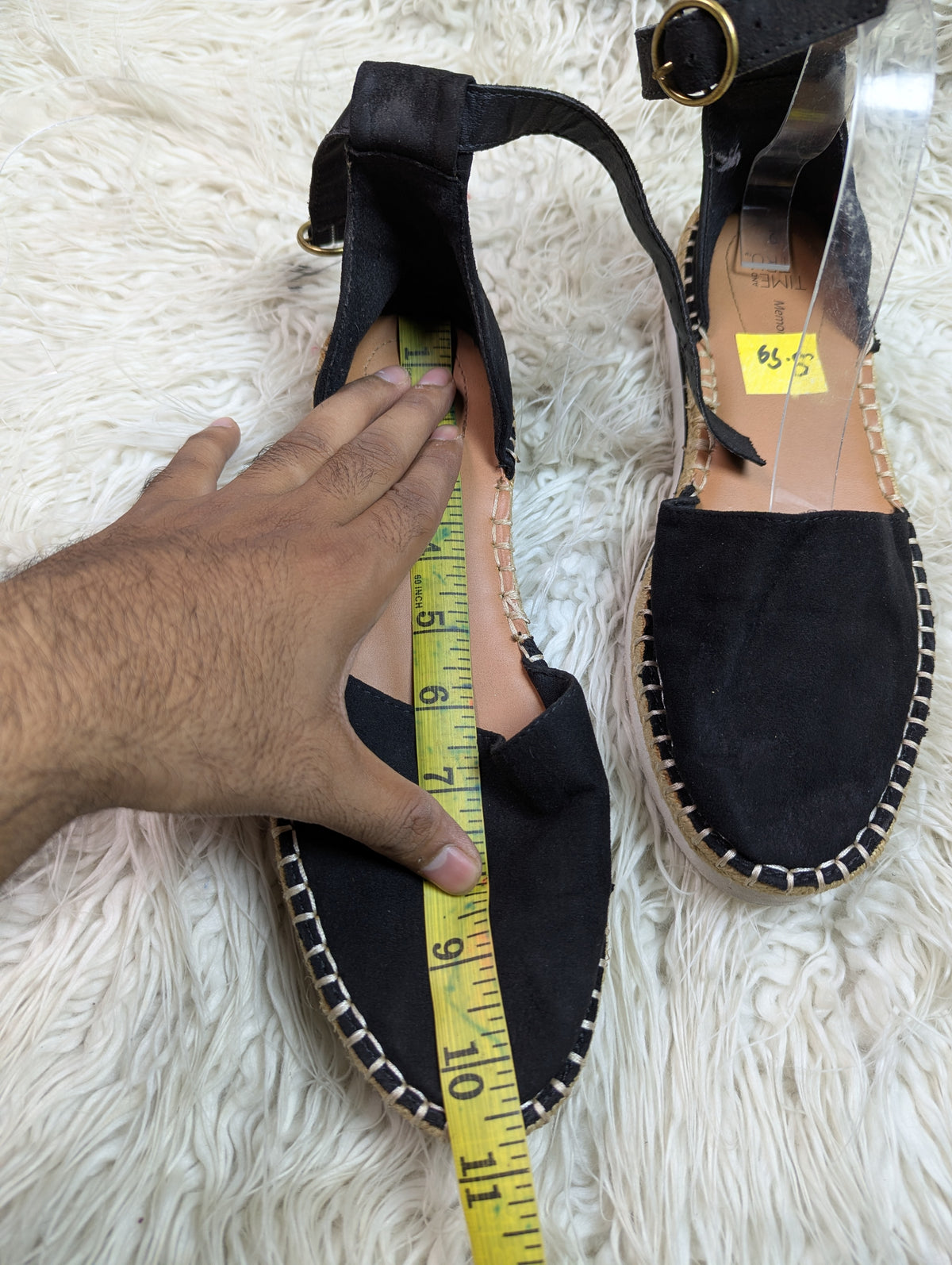 Time and Tru women's espadrille shoes with a memory foam insole
