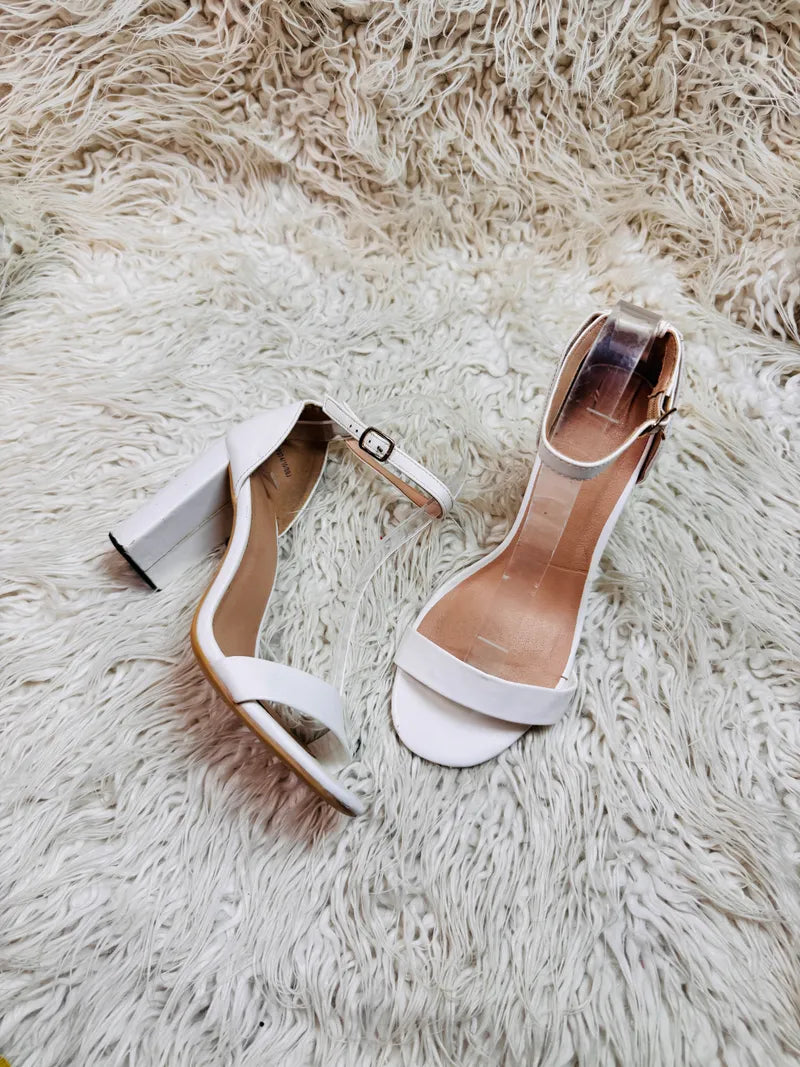 New Look White Heel