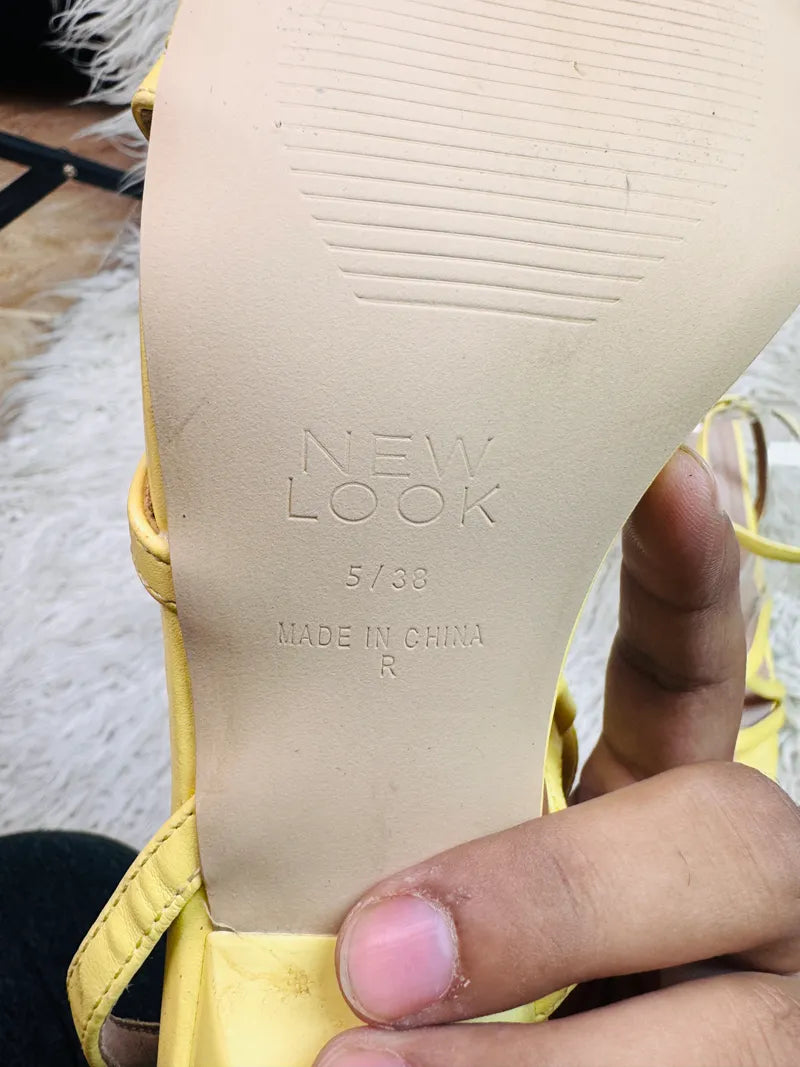 New Look Light yellow Heel