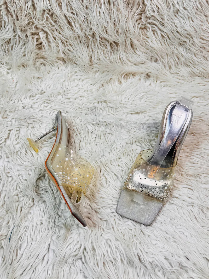 Seera silver heel
