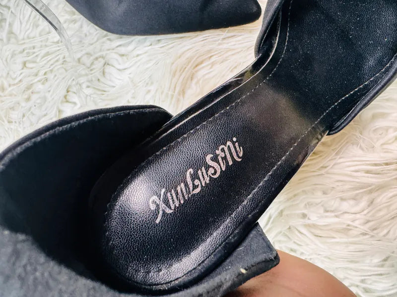 Kunlusini Black pencil heel