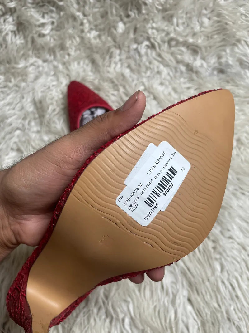 Ideas Shinny (Factory Leftover) Heel Red