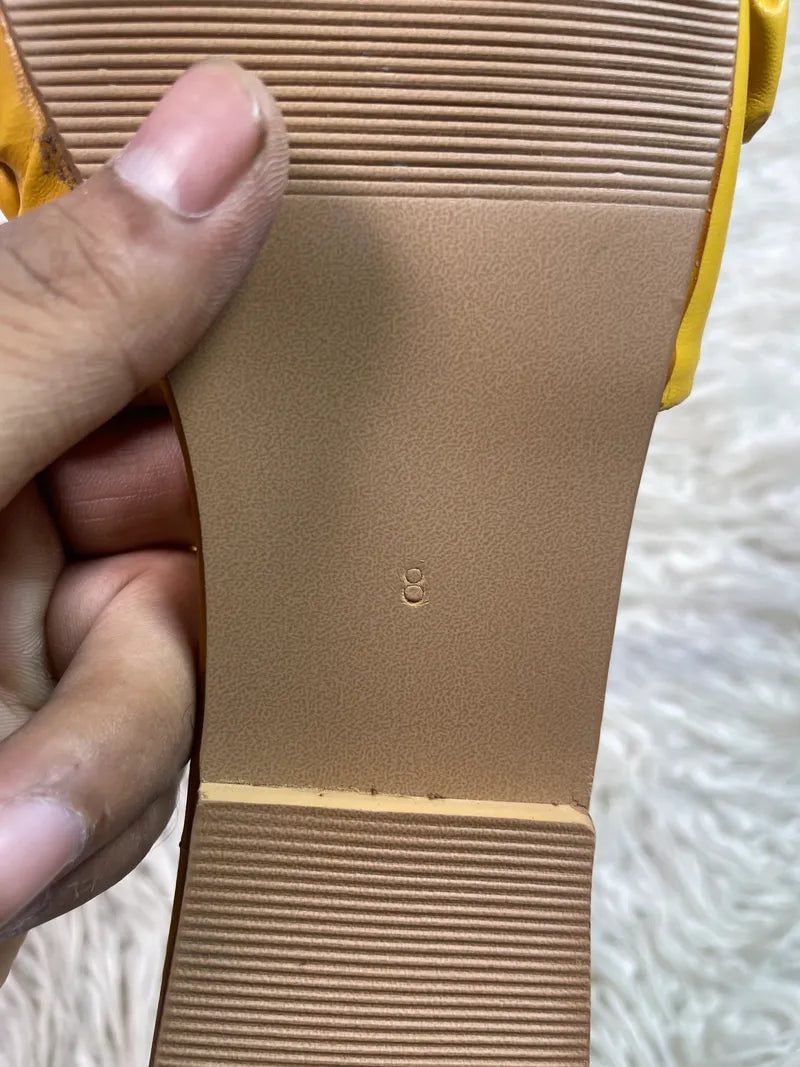 Khaadi yellow Formal Flat