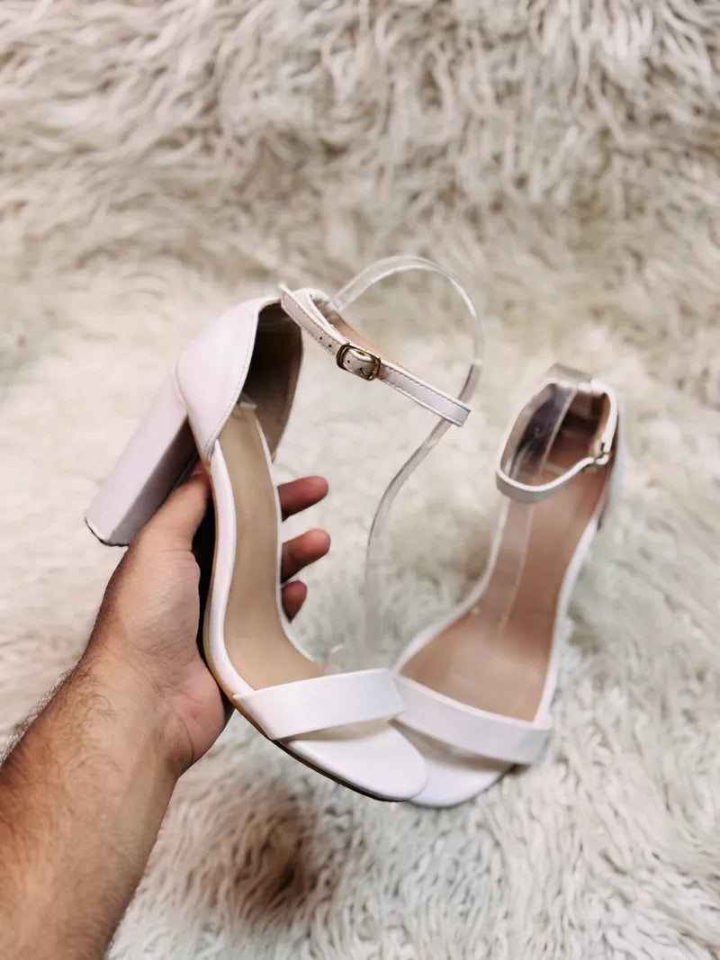 New Look White Heel