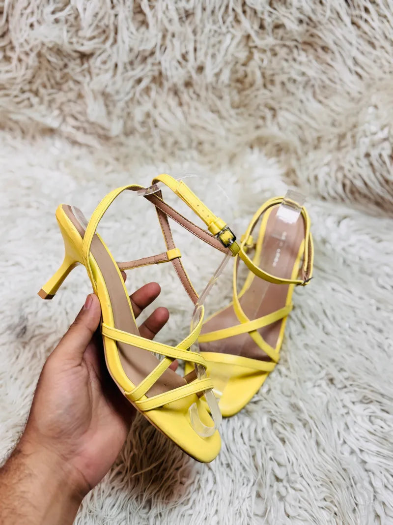 New Look Light yellow Heel