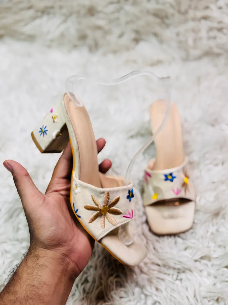 Foan Heel Floral Print