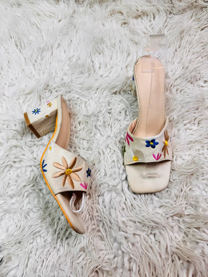 Foan Heel Floral Print