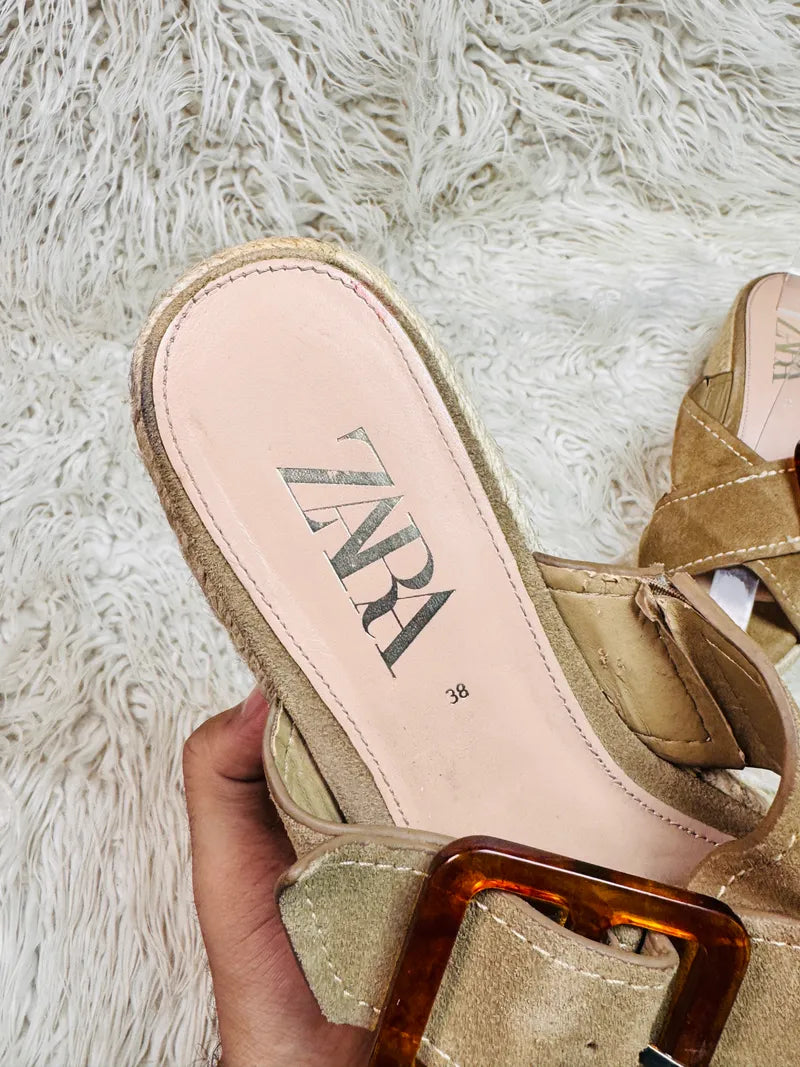 Zara wedge sandal