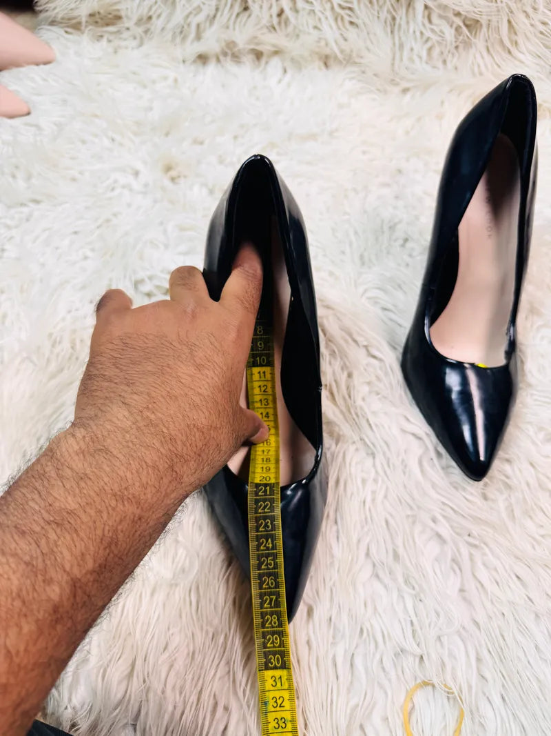 New look black pump Heel