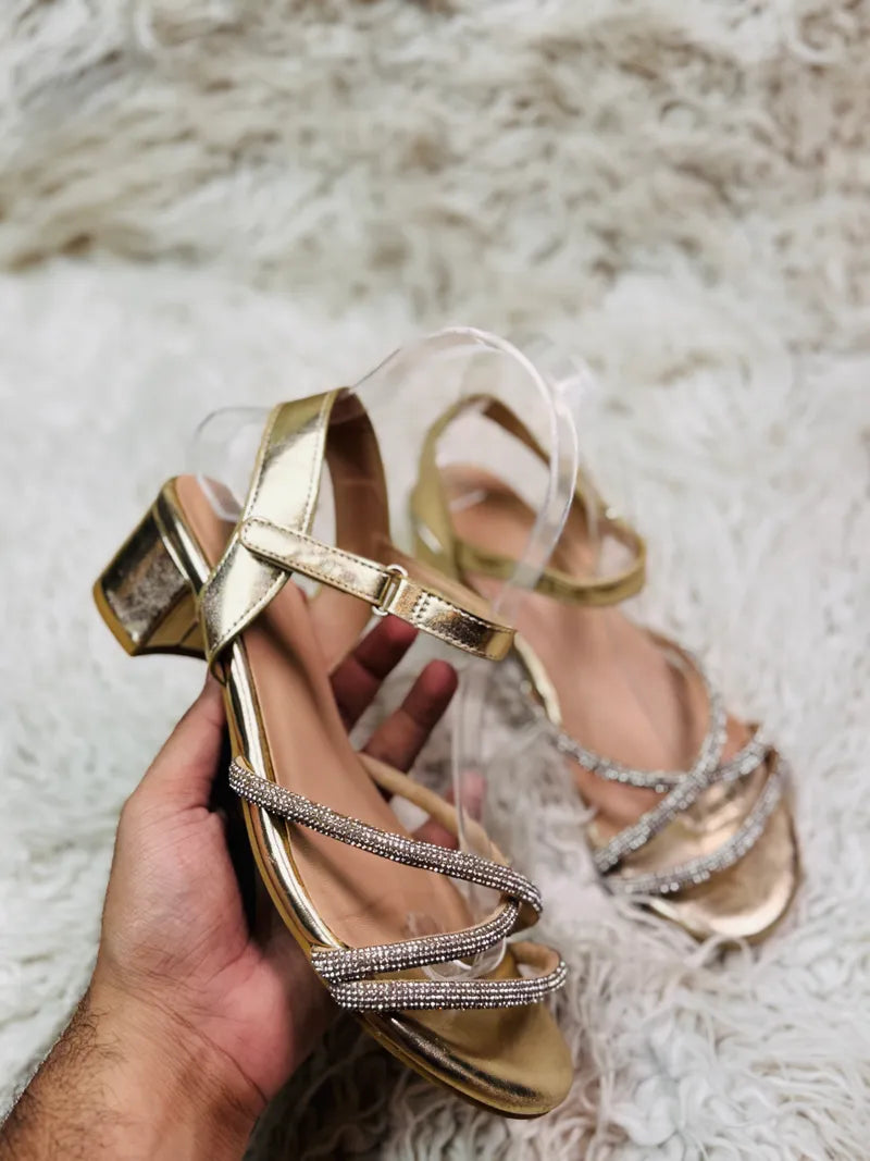 Celeste golden heel