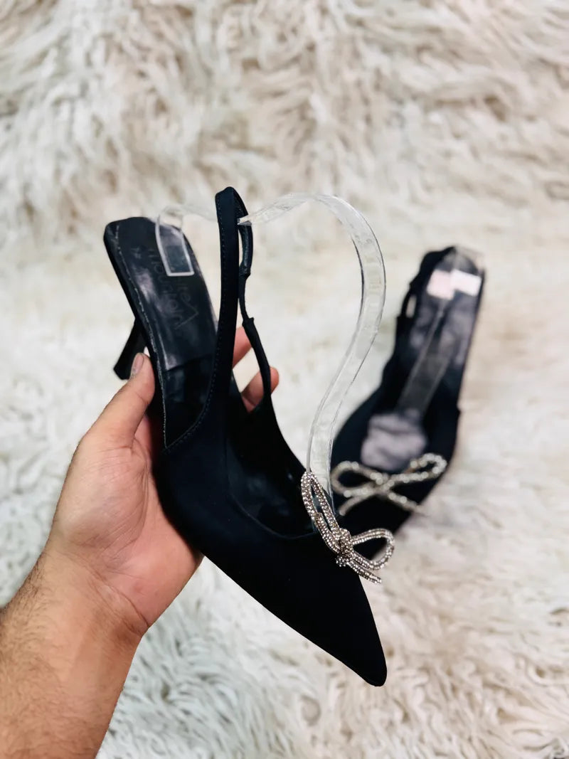 Black Pencil Heel