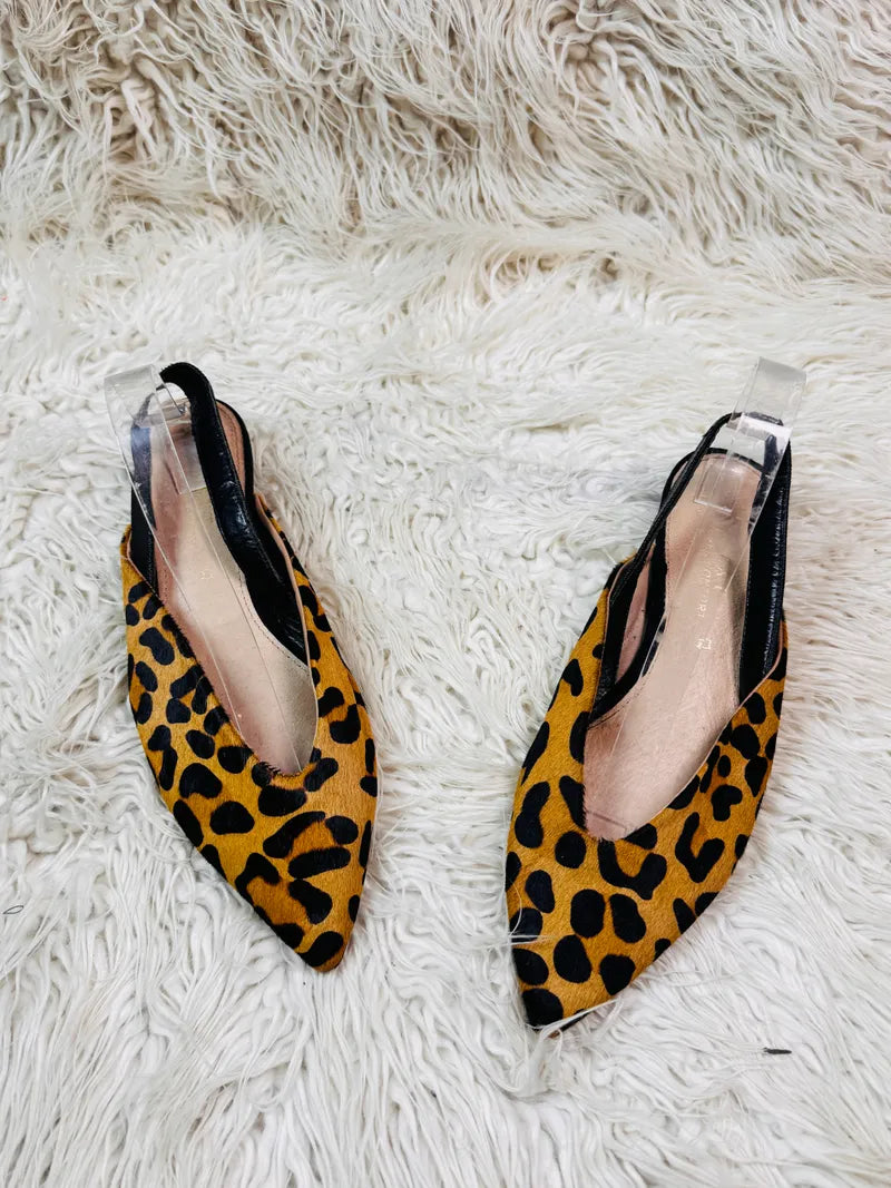 Next Cheetah Print sandal style pump