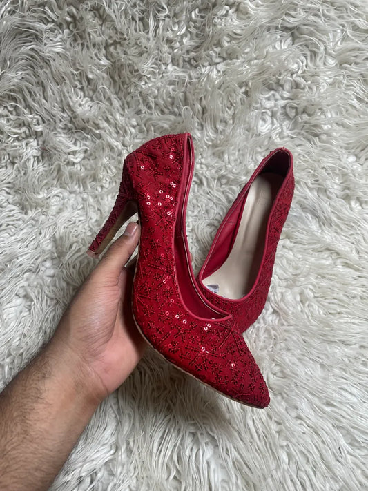 Ideas Shinny (Factory Leftover) Heel Red