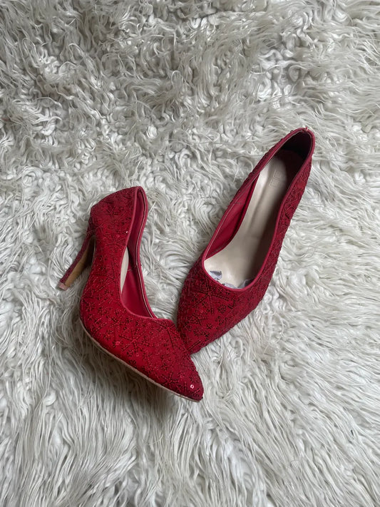Ideas Shinny (Factory Leftover) Heel Red
