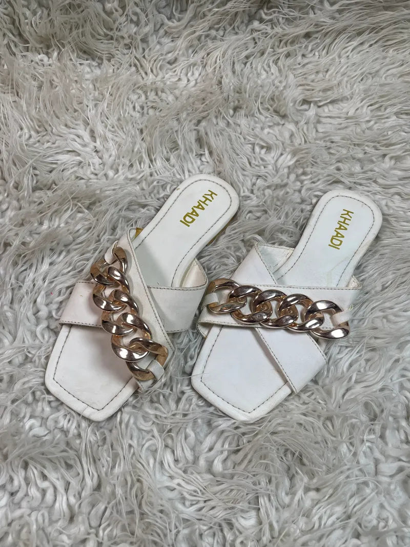 Khaadi Golden White flat