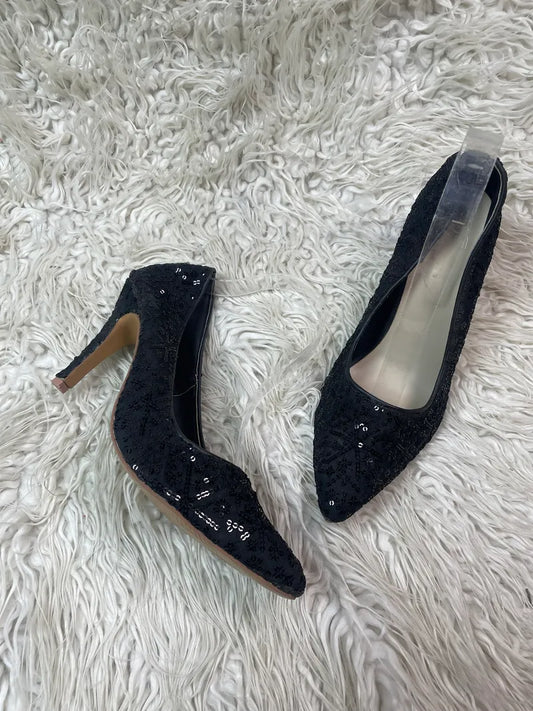 Ideas Shinny (Factory Leftover) Heel Pitch Black