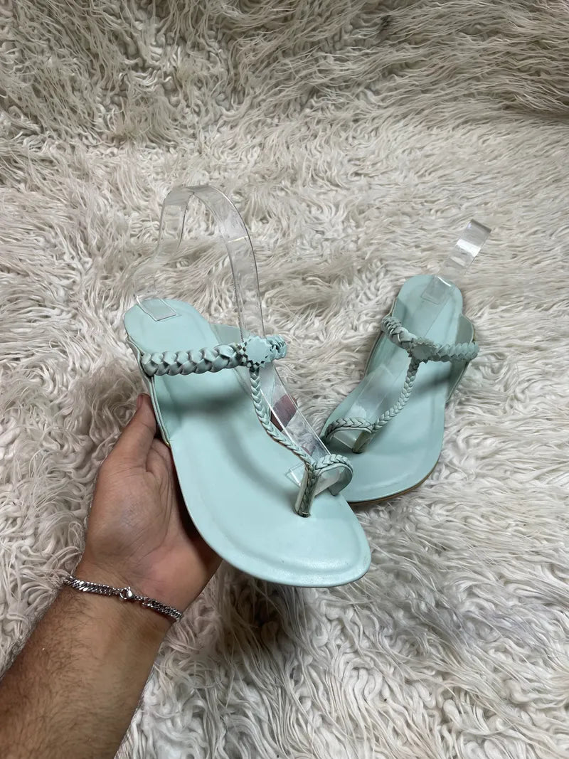 seafoam green Flat Kaaj by Ideas