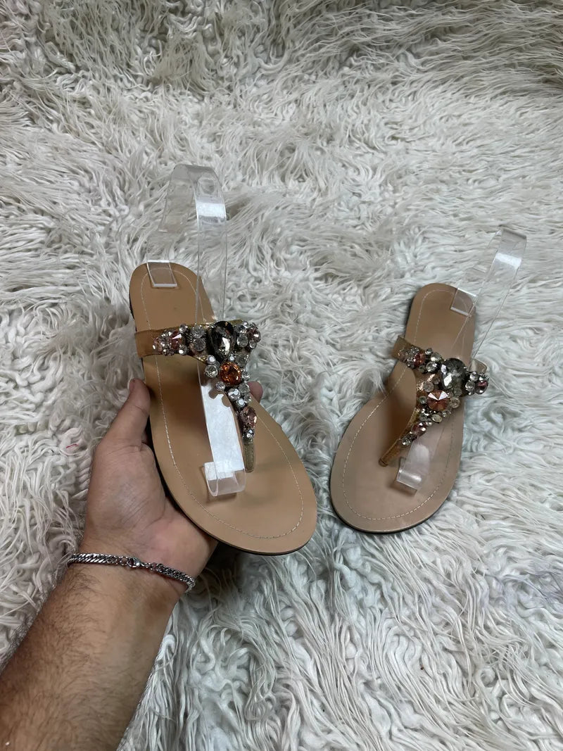 Formal Flat Beige Kaaj By Ideas