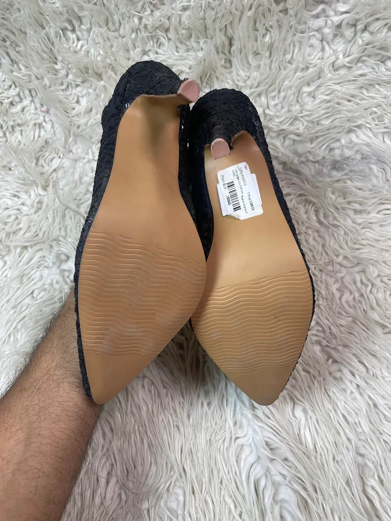 Ideas Shinny (Factory Leftover) Heel Pitch Black