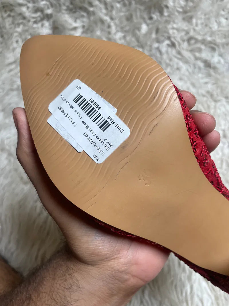 Ideas Shinny (Factory Leftover) Heel Red