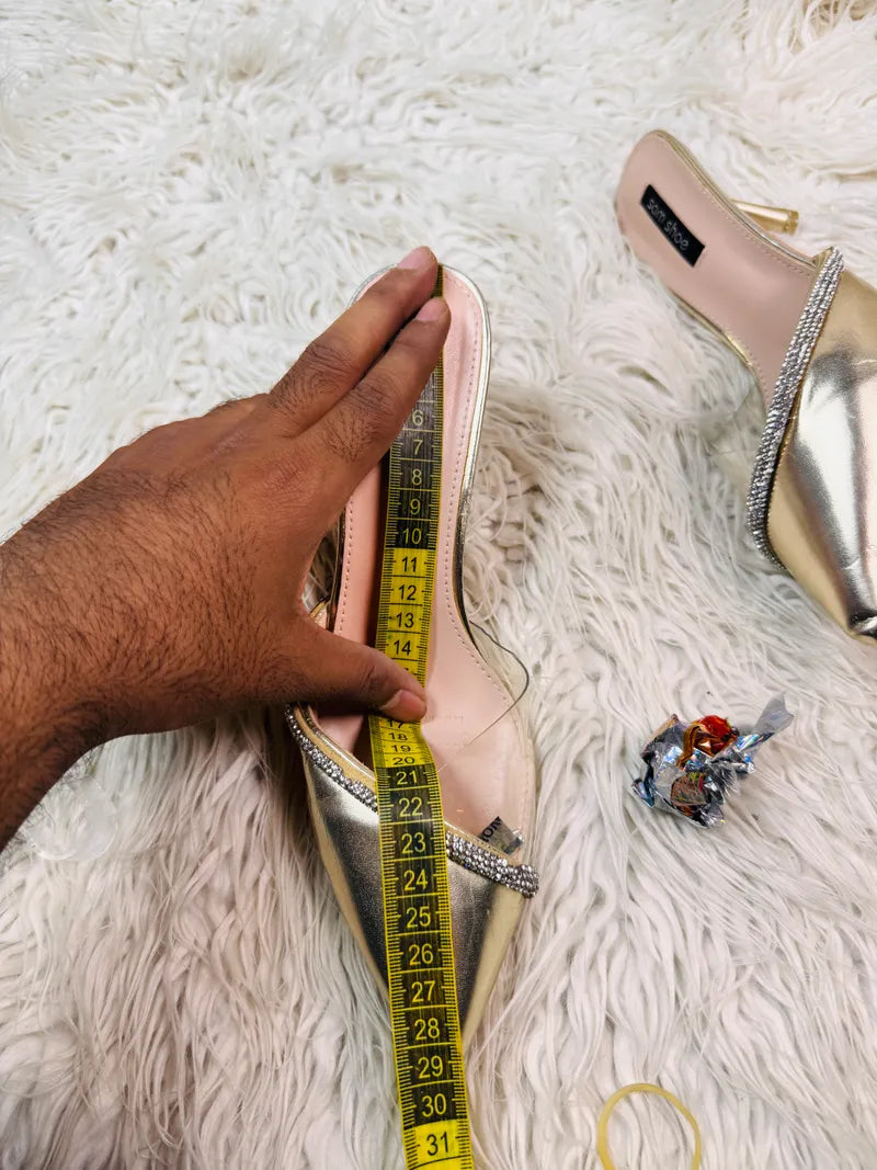 Sam shoe Heel Golden pencil