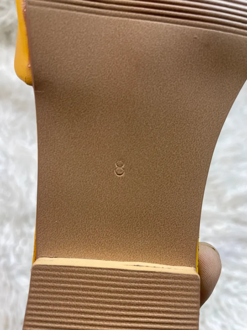 Khaadi yellow Formal Flat