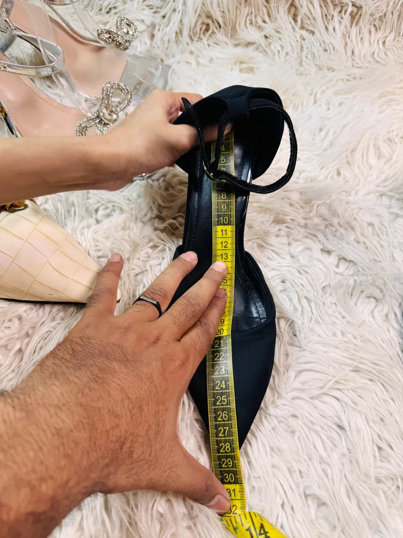 Kunlusini Black pencil heel