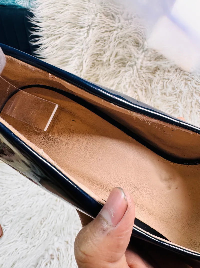 Safwah Dark Blue Pump Style Heel