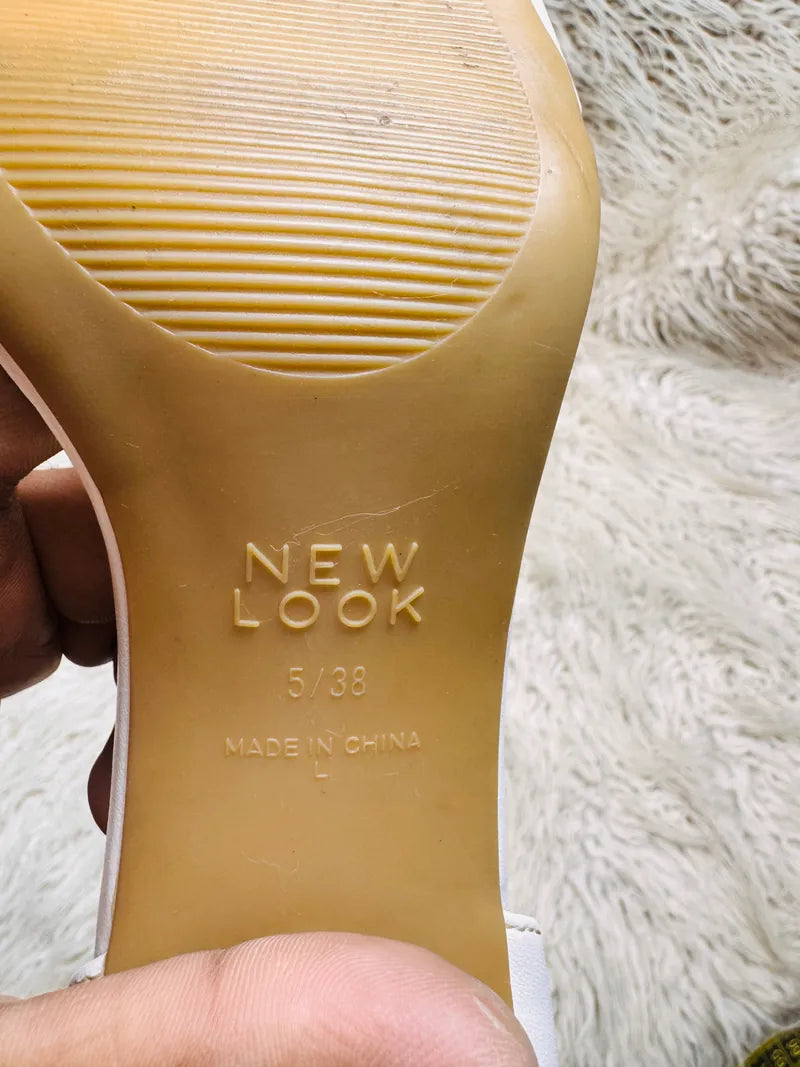 New Look White Heel
