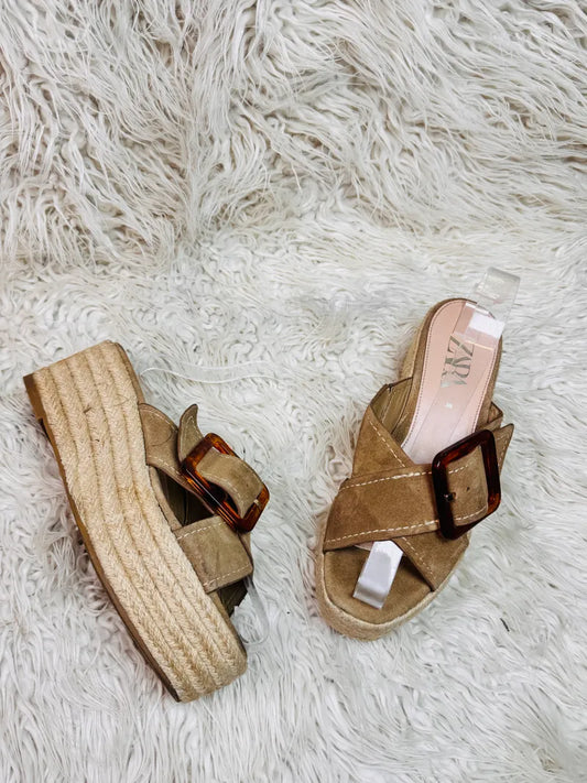 Zara wedge sandal