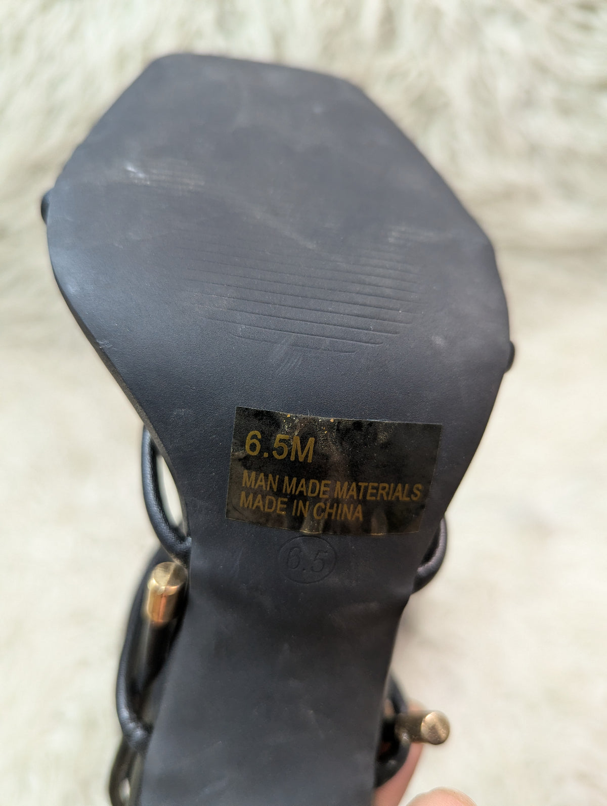 FAISHIONNOVA BLACK PENCIL HEEL