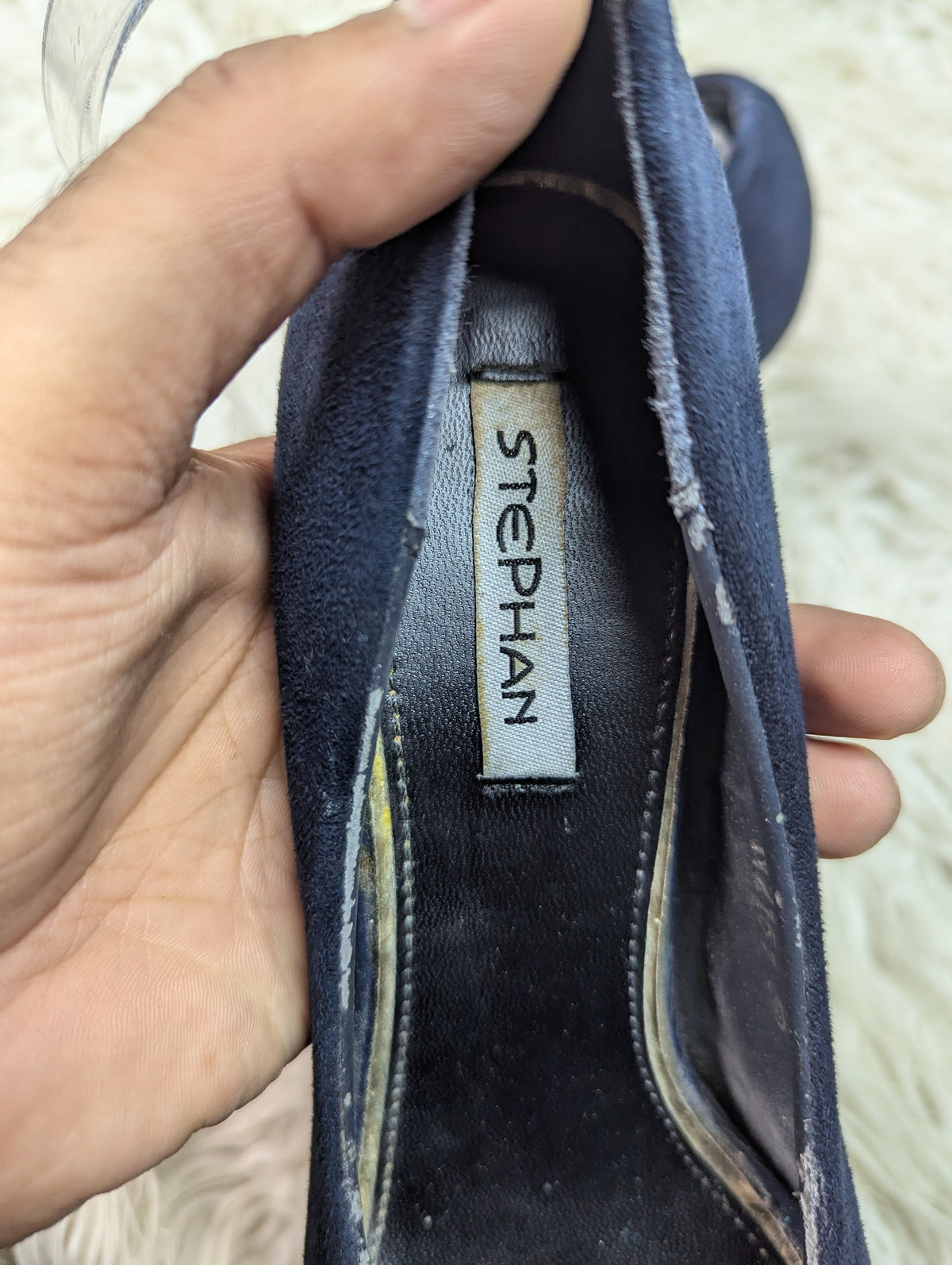 STEPHAN dark Blue Heel