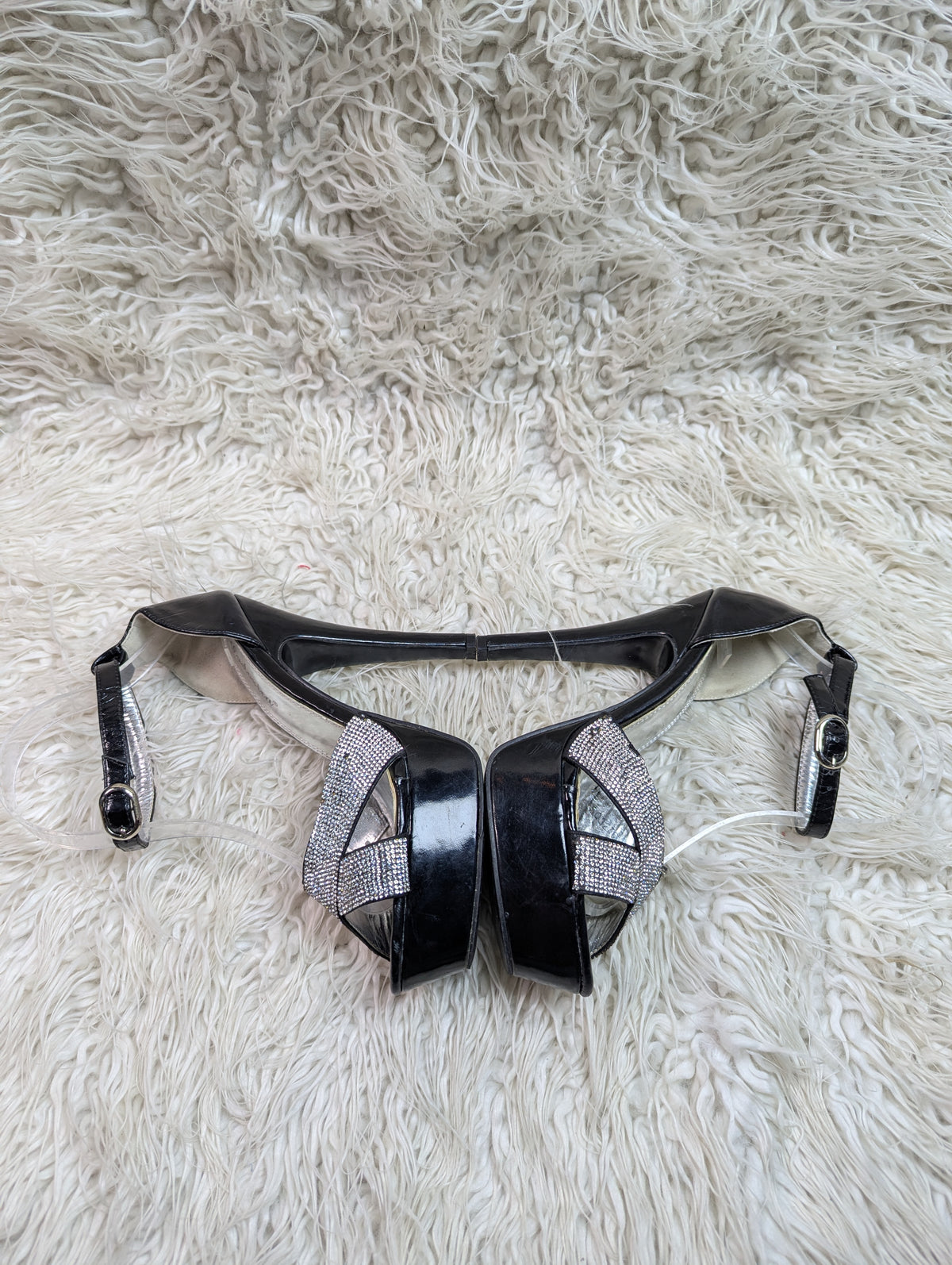 Ludovica heel grey and black