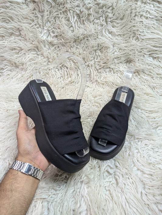 STEVE MADDEN black Slipper