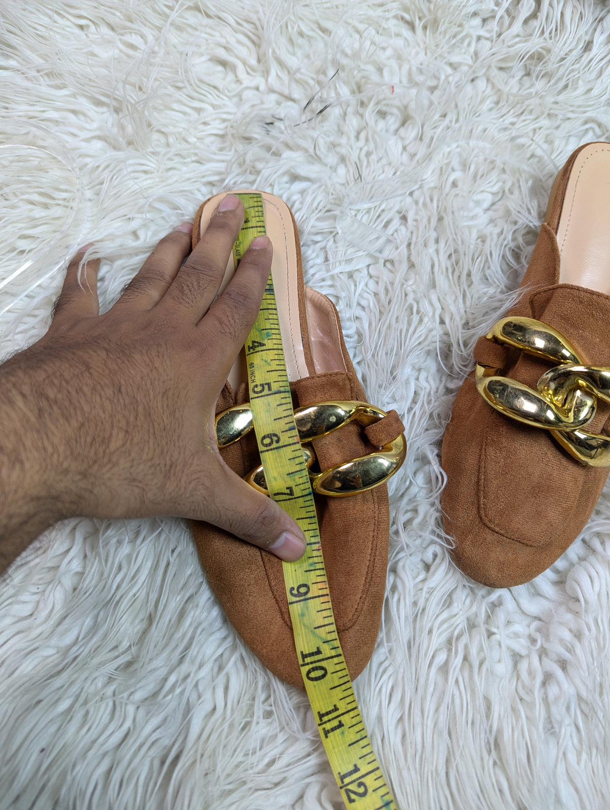 Sheln brown suede pump