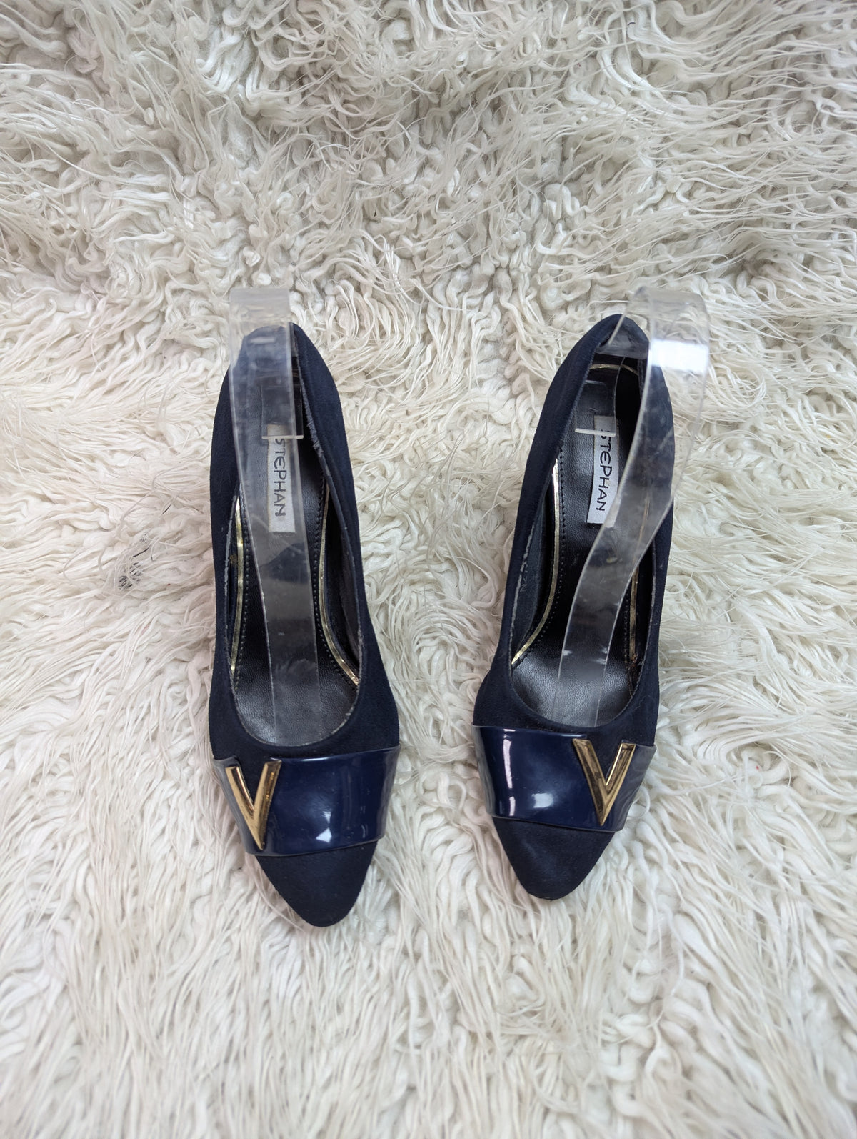 STEPHAN dark Blue Heel