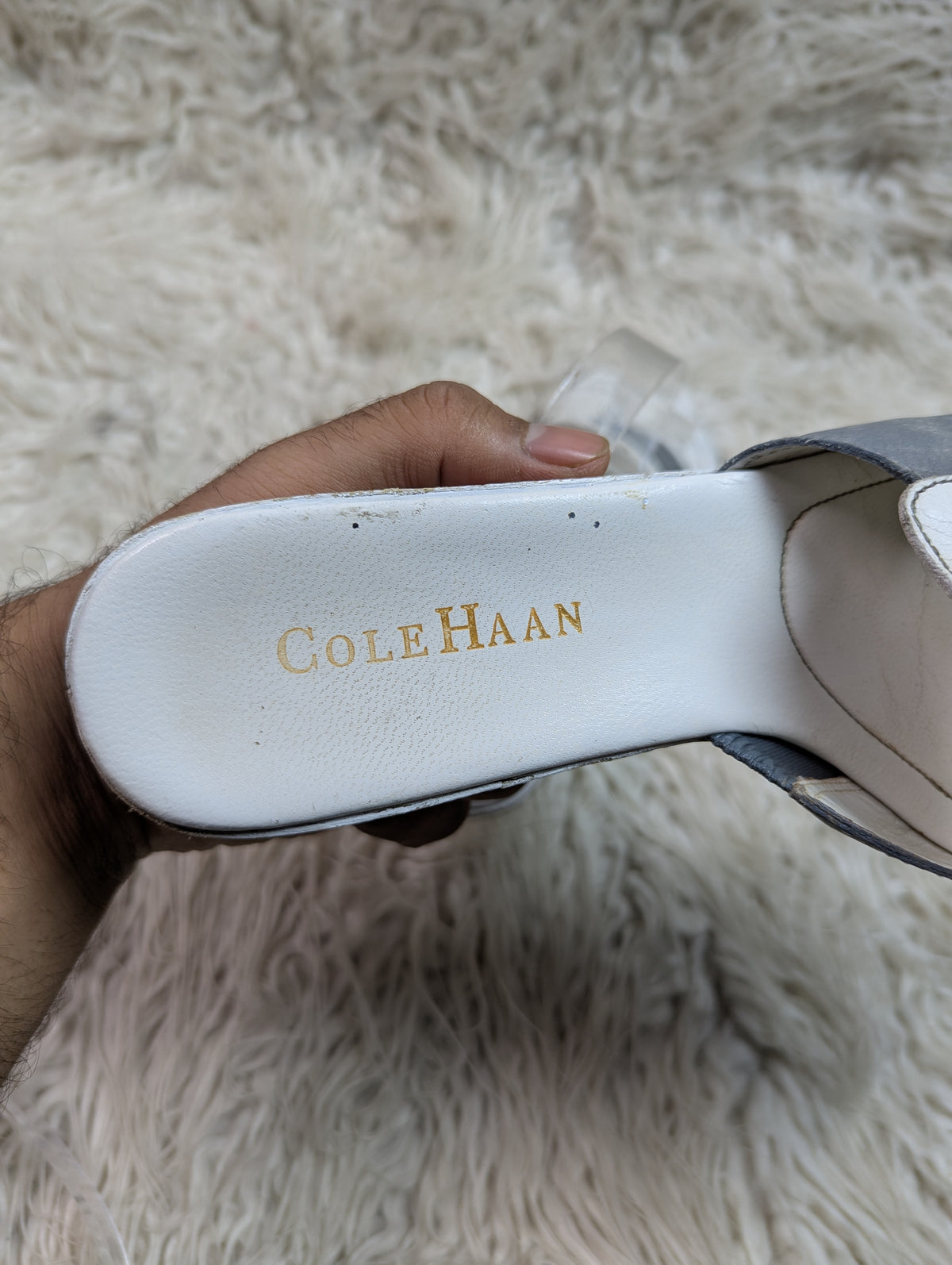 Cole Haan White Heel