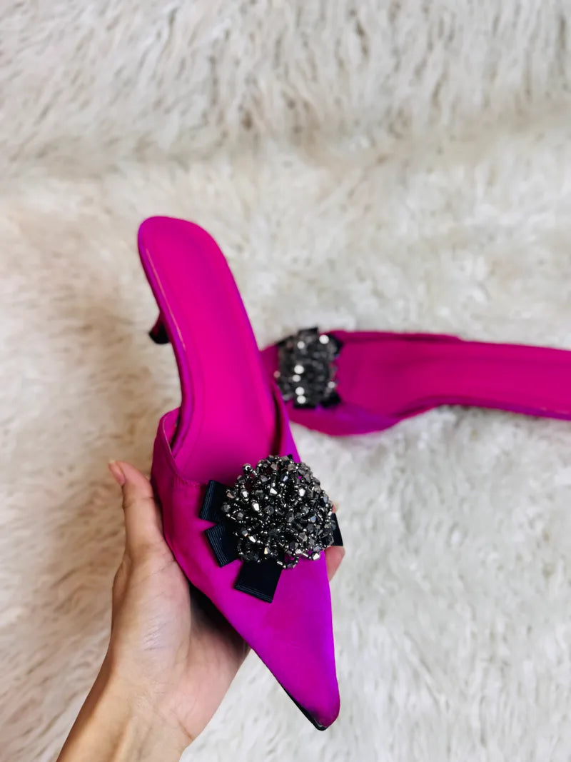 Shocking pink heel women (41)