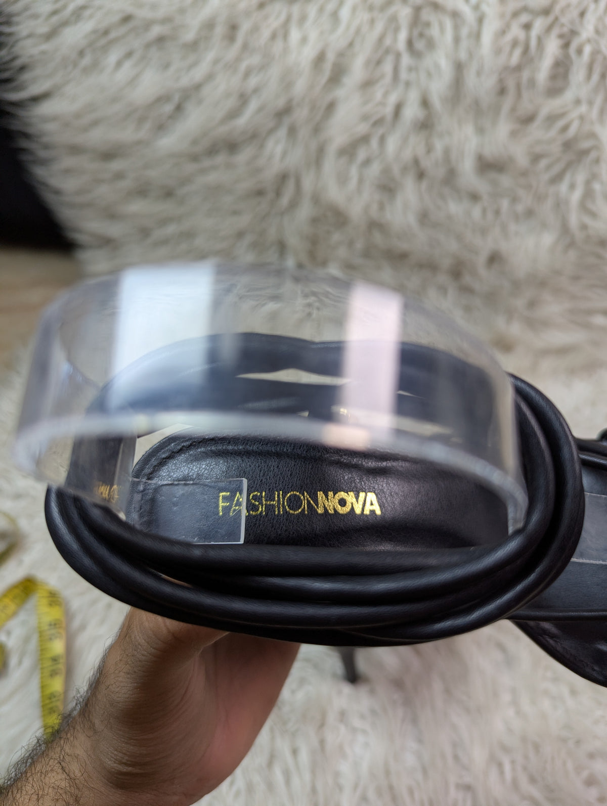 FAISHIONNOVA BLACK PENCIL HEEL