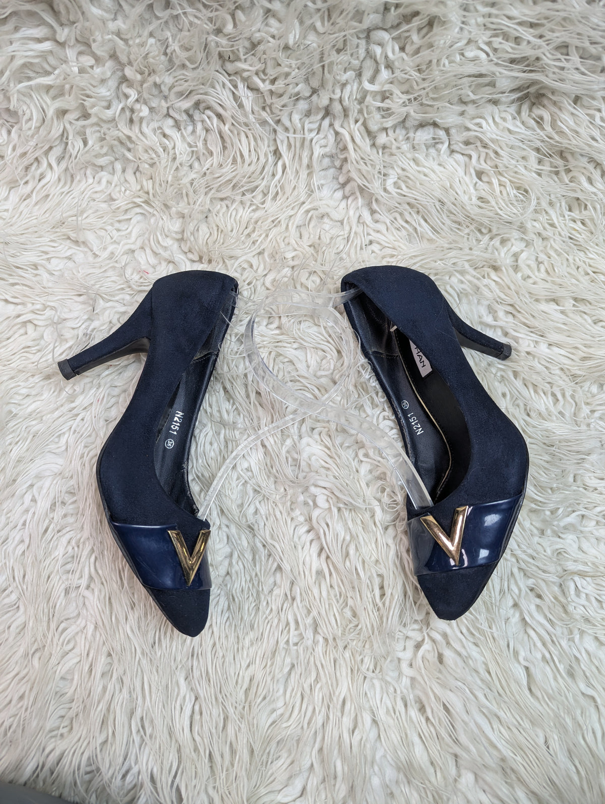 STEPHAN dark Blue Heel