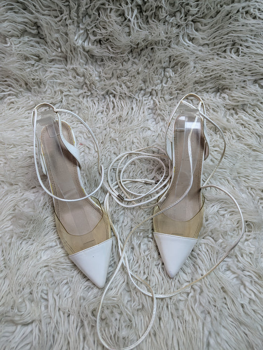 Asos shoes white Heel