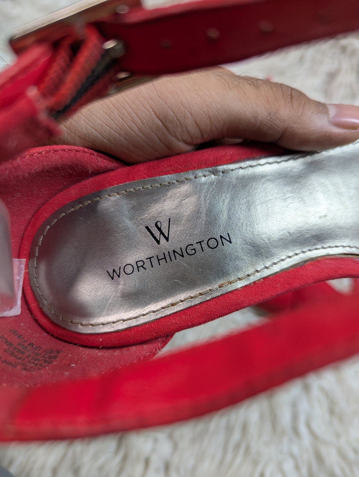 WORTHINGTON red heel block