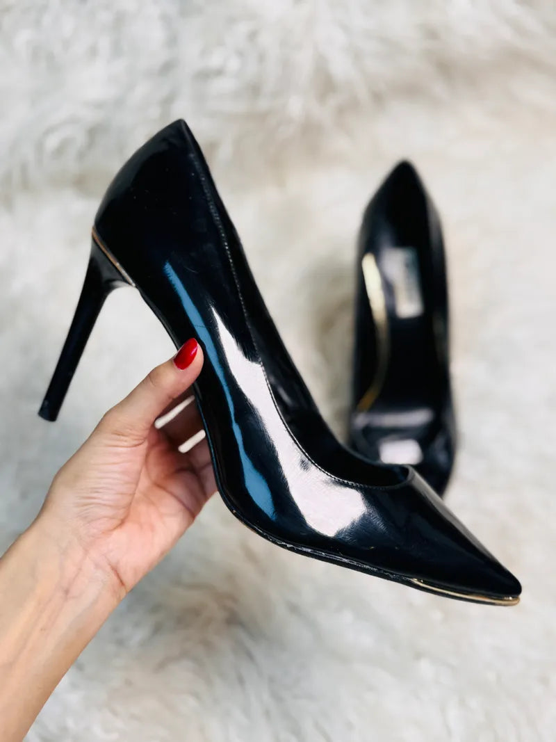 Dune Black Heels (39)