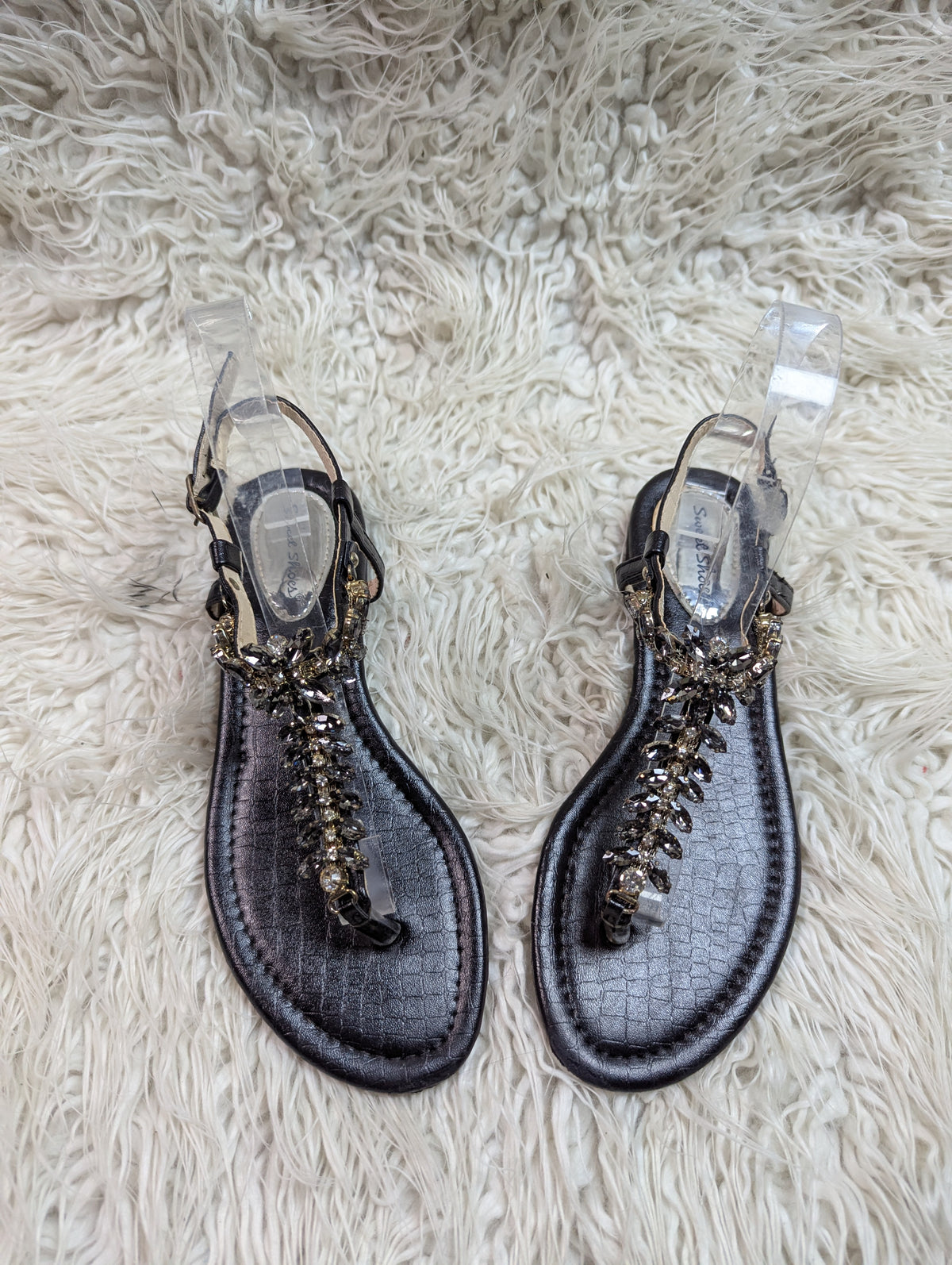Sweet shoes black Textured Flat