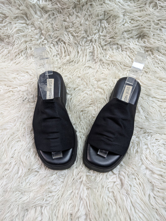 STEVE MADDEN black Slipper