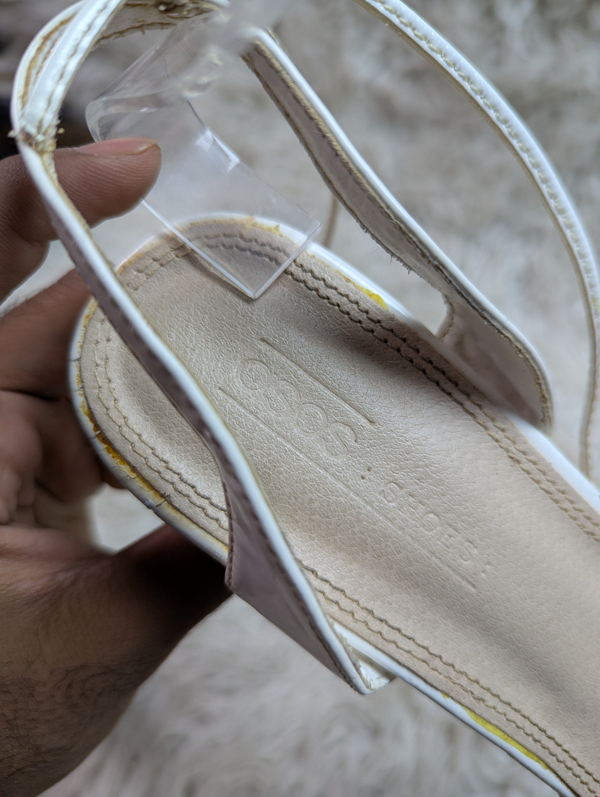 Asos shoes white Heel