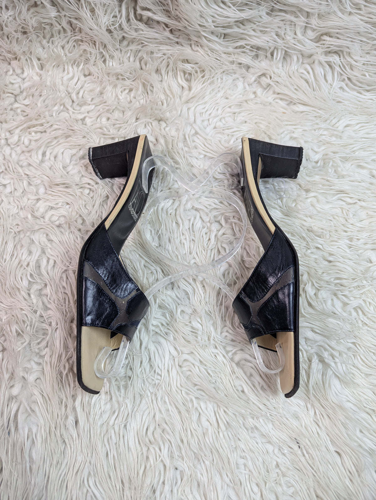 alessandra cartechin block heel
