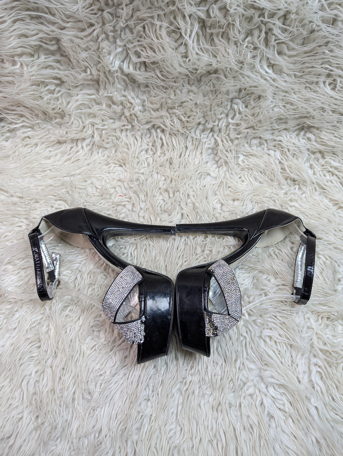 Ludovica heel grey and black