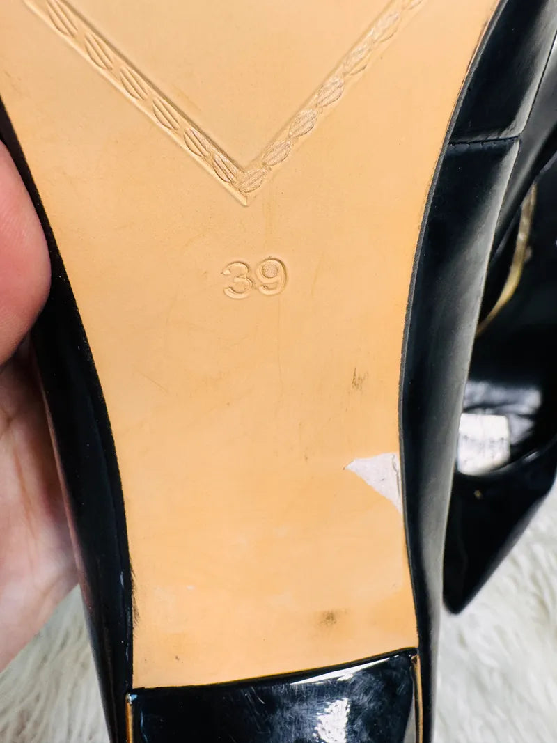 Dune Black Heels (39)